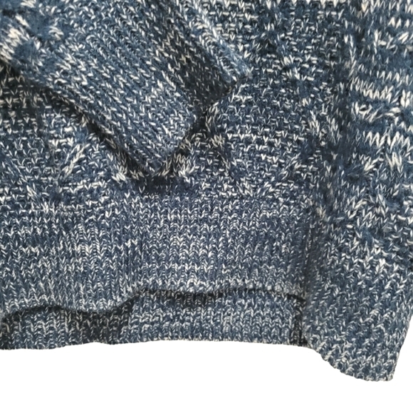 BUFFALO DAVID BITTON Blue Knit Pull Over Sweater Size M - Picture 5 of 7